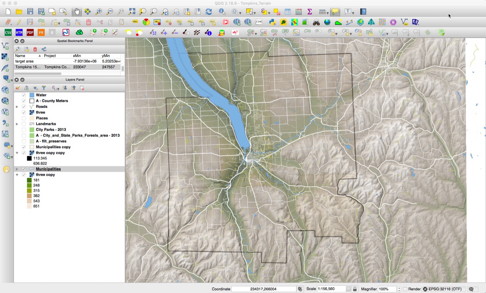Map View in QGIS