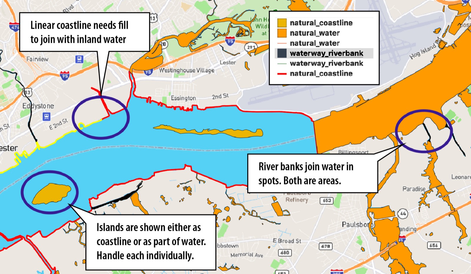 QGIS - Creating a water layer using QuickOSM
